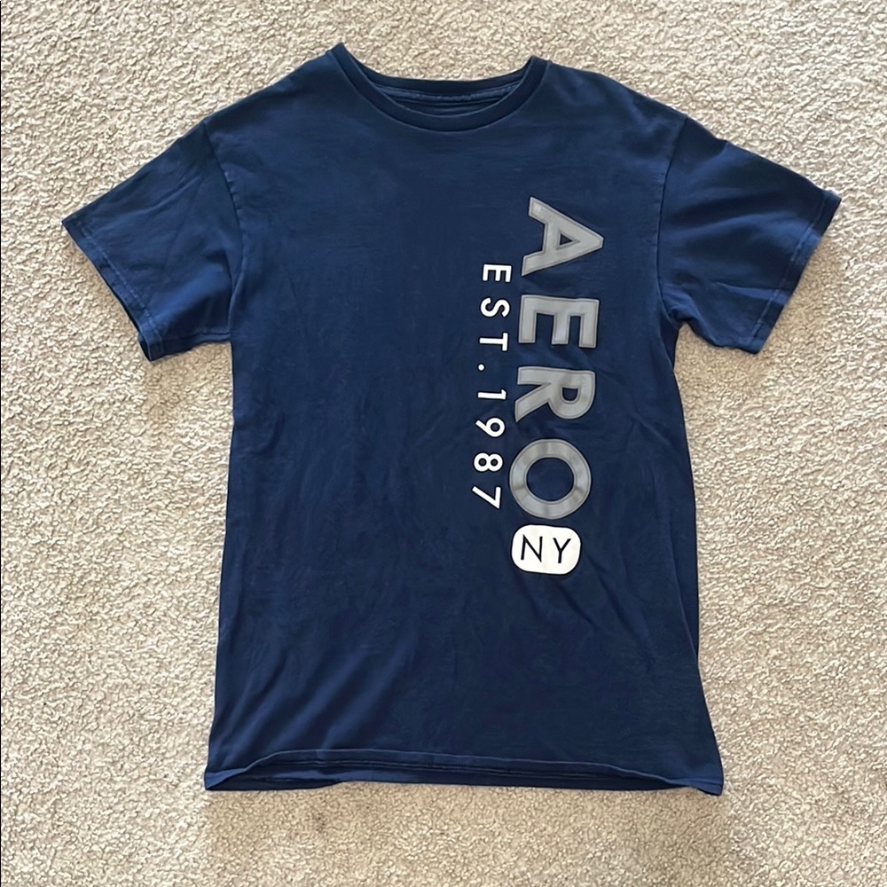 Men’s Navy Blue Graphic T-Shirt